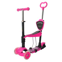 Самокат 5в1 iTrike Maxi JR 3-026-K (pink) Самокат 5в1 iTrike Maxi JR 3-026-K (pink)